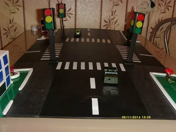 Макет перекрестка для детского сада