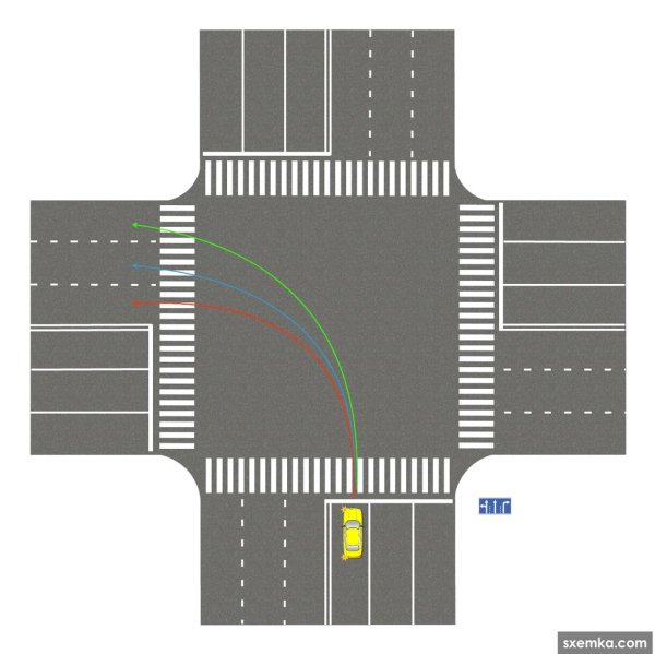 Макет пешеходного перехода