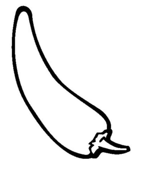 Перец Чили раскраска