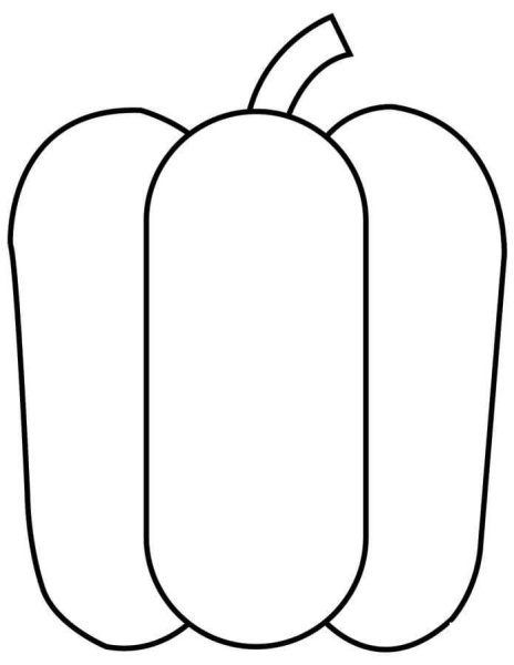 Трафарет "овощи"