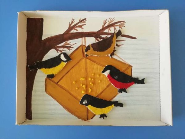 Поделка пернатые друзья