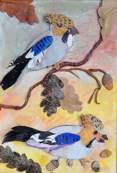 Пернатые друзья рисунок