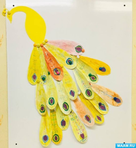 Аппликация Сказочная птица