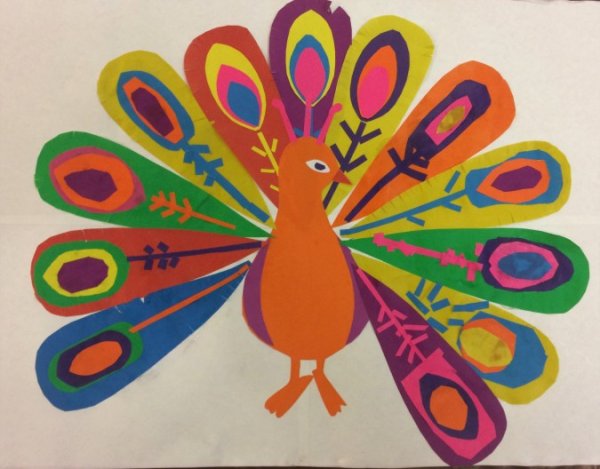 Аппликация Сказочная птица