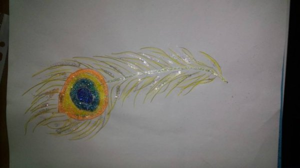 Жар птица перья Лыкова подготовительная группа