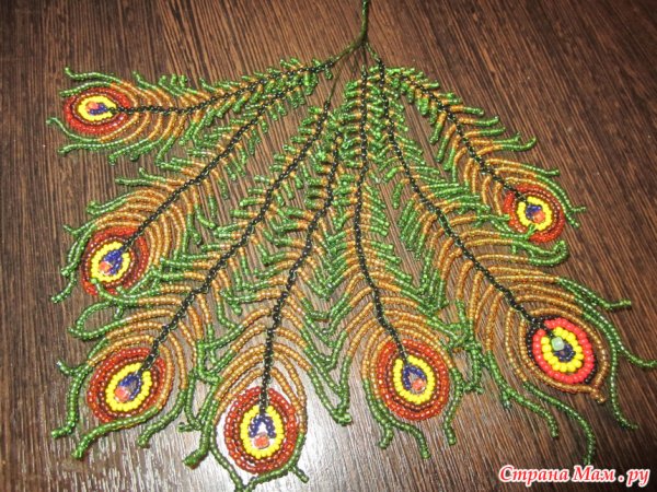 Аппликация перо Жар птицы