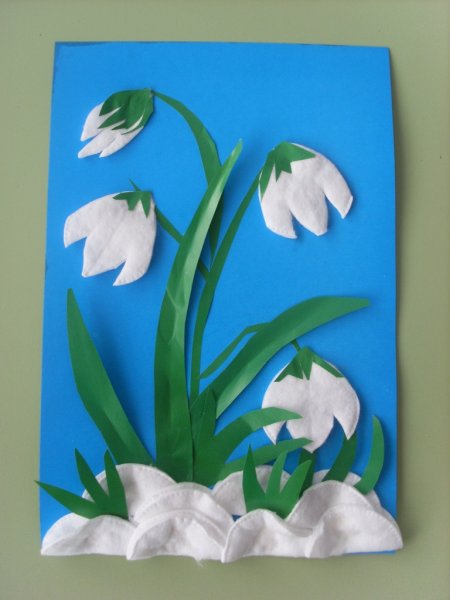 Аппликация Весна