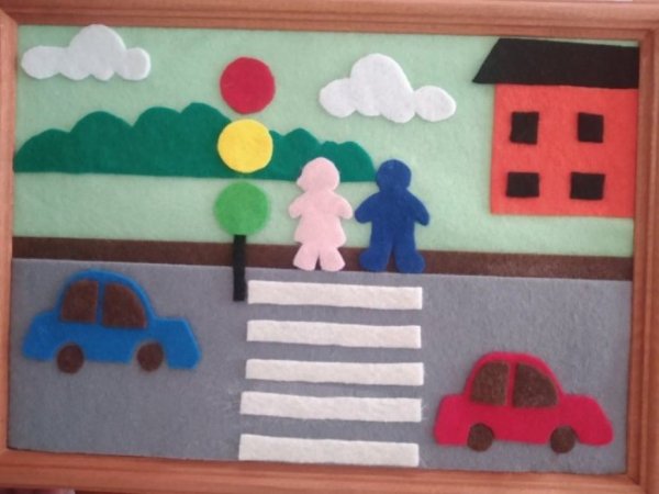 Поделка пешеходный переход
