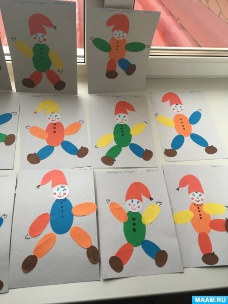 Аппликация в старшей группе