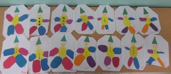 Петрушка на елке аппликация в старшей группе