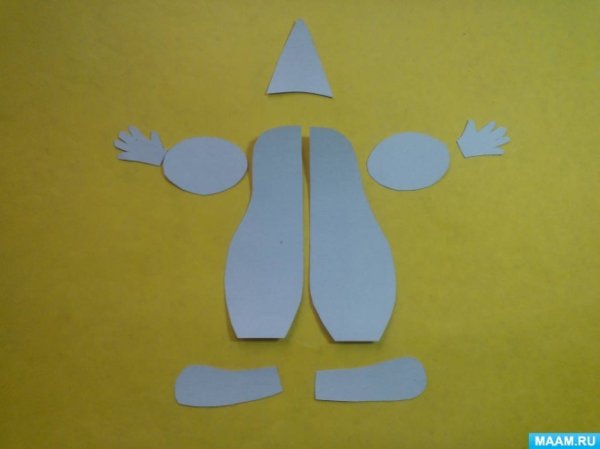 Детали для аппликации петрушки