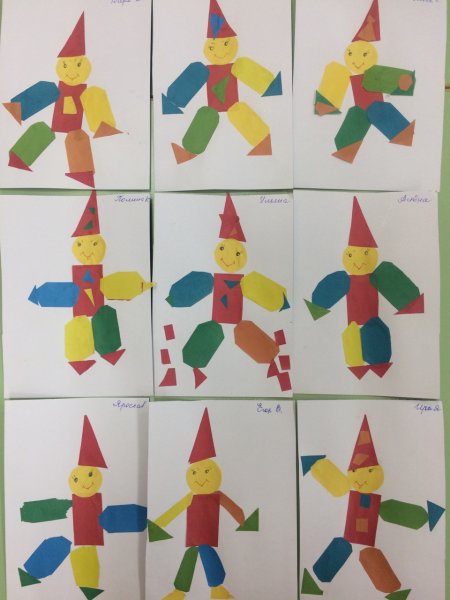 Аппликация в старшей группе