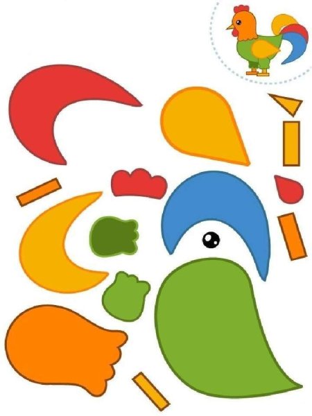 Аппликация шаблон