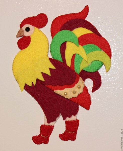 Аппликация петушок