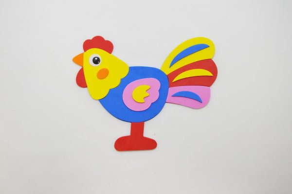 Объемная аппликация петушок