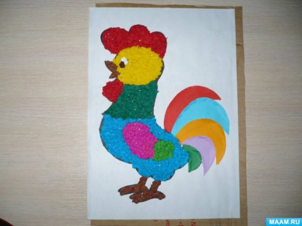 Петух торцевание