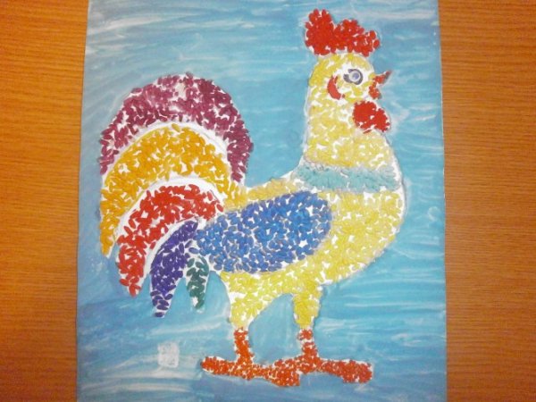 Пластилинография домашние птицы