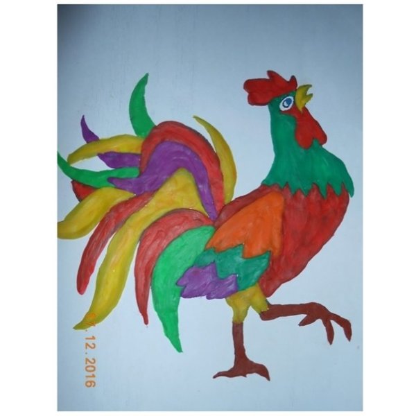 Пластилинография петушок в старшей группе