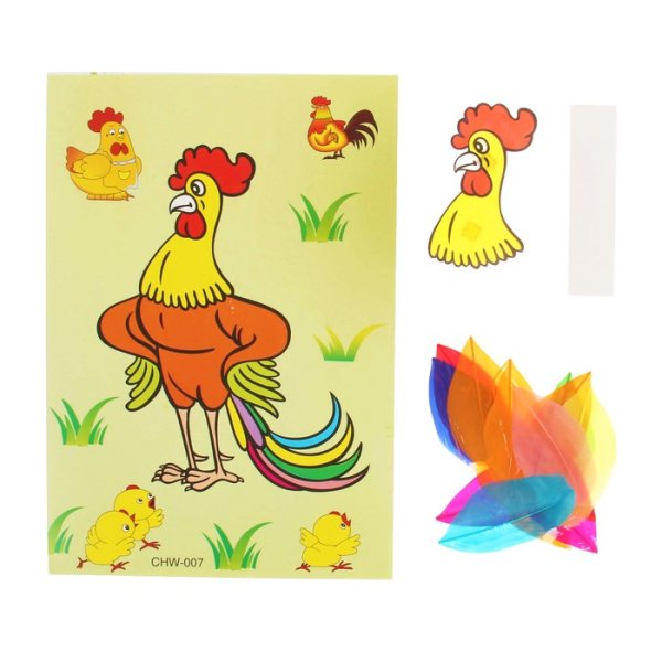 Аппликация петушок