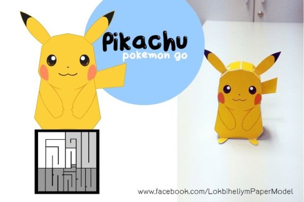 Аппликация Пикачу