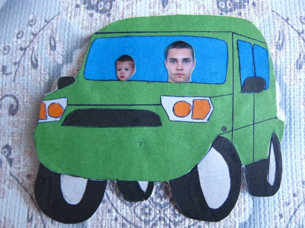 Aппликация "машинки"