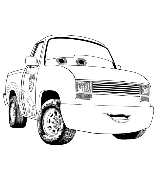 Раскраски для детей Тачки