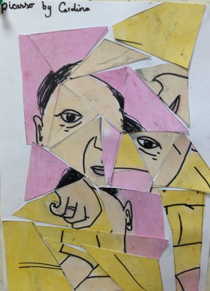 Коллажный кубизм Пикассо