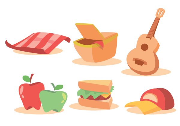 Пикник вектор