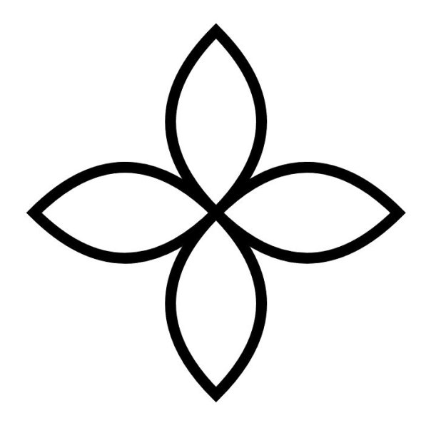 Цветок с тремя лепестками