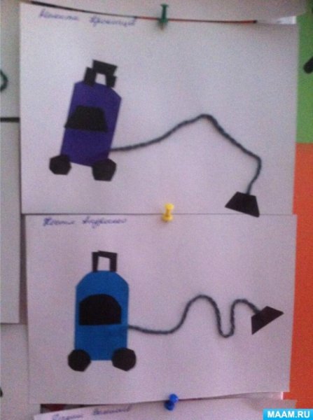 Аппликация бытовые приборы в подготовительной группе