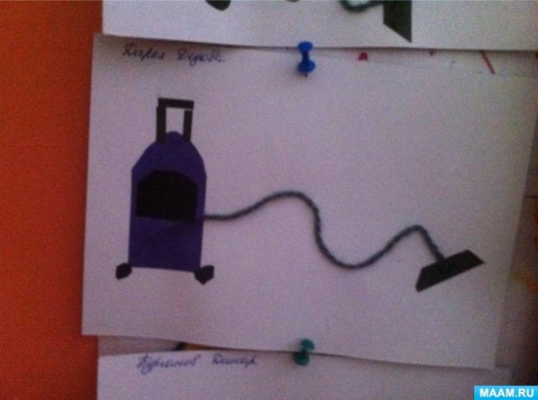 Аппликация Электроприборы подготовительная группа