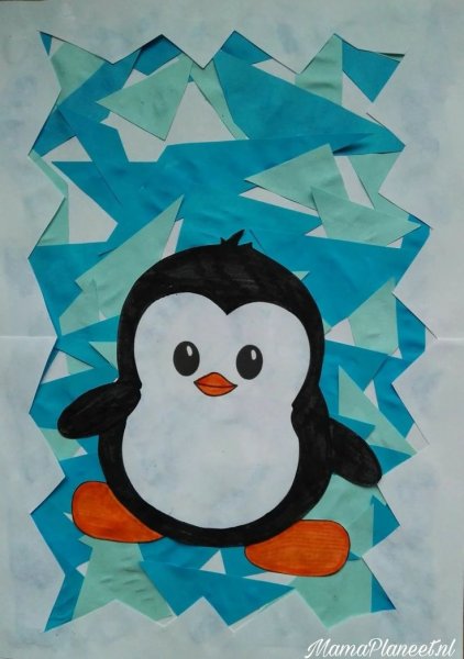 Аппликация Пингвин