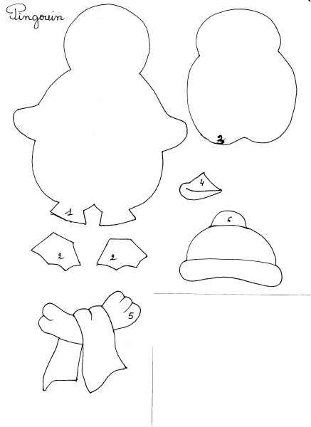 Аппликация Пингвин