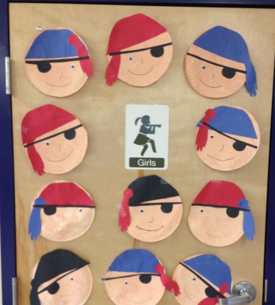 Аппликация на тему пираты