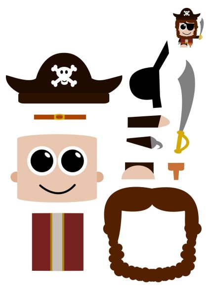 Аппликация пират