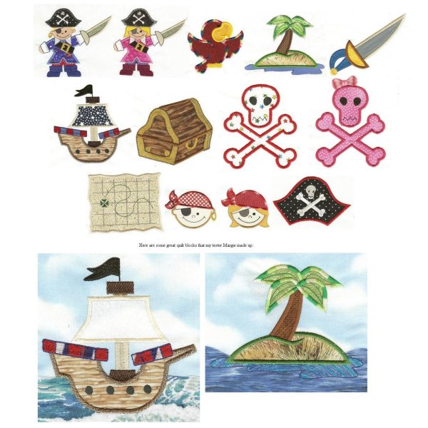 Аппликация пиратский корабль