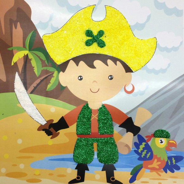 Отважный пират. Аппликация