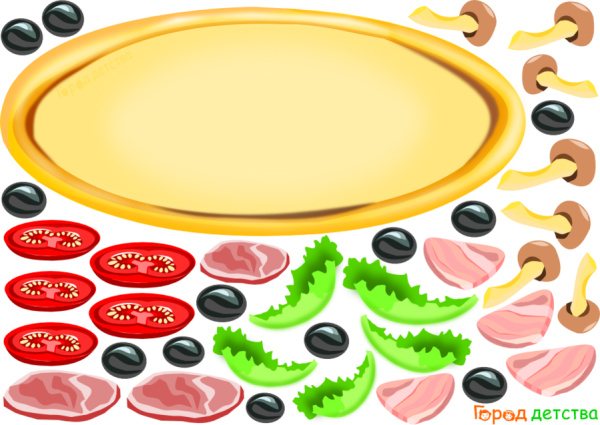 Пицца аппликация