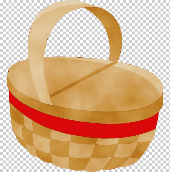 Корзина для пикника акварель