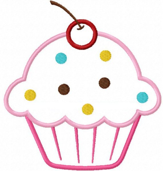 Аппликация пироженки