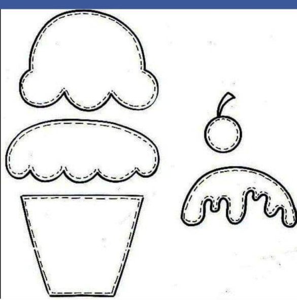 Заготовки для игрушек из фетра