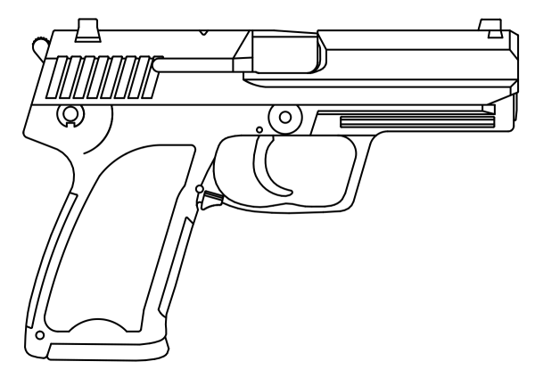 П350 пистолет чертеж