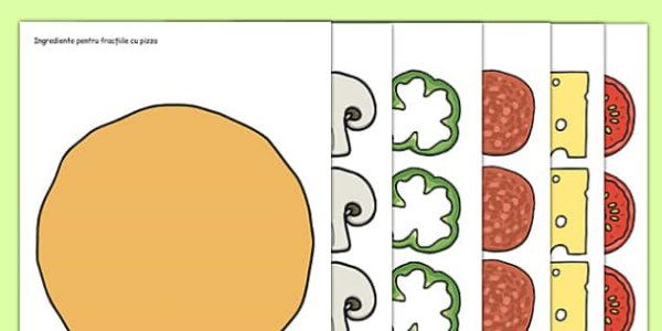 Заготовки для бумажной пиццы