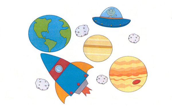 Космическая карта для детей