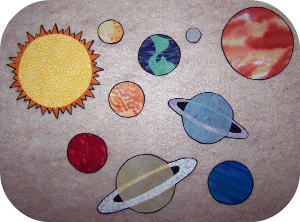 Аппликация планеты солнечной