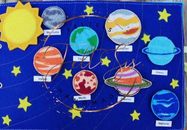 Планеты солнечной системы из фетра