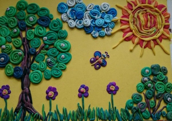 Пластилинография для дошкольников