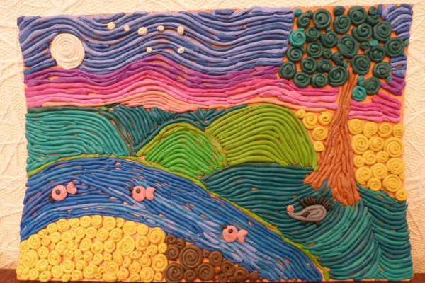 Техника пластилинография