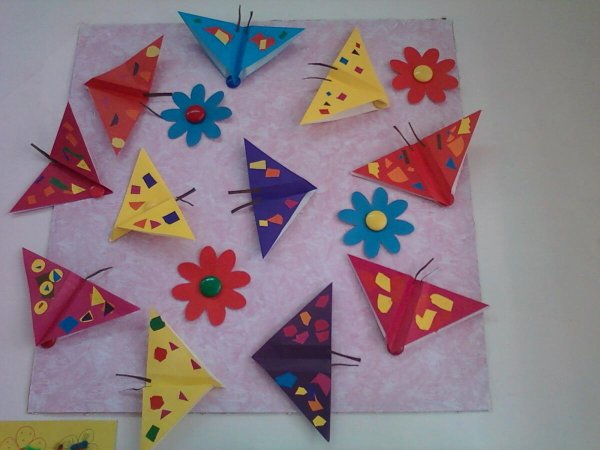 Украшение платка аппликация в средней группе