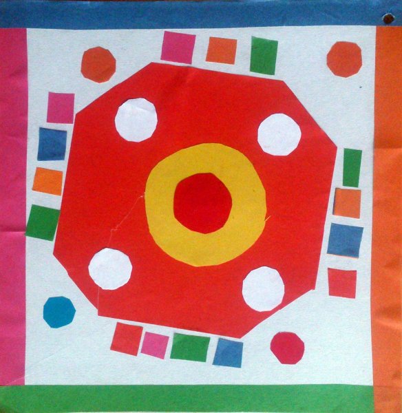 Аппликация украшение платочка